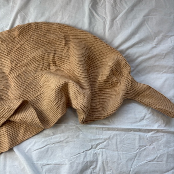 Madison The Label Knitted Sweater Oversized Style Beige Size XS/S - Picture 2 of 8